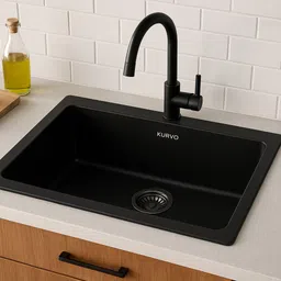 KURVO QUARTZ SINK 16''X18''X10'' GT Under Counter Basin-picture-21