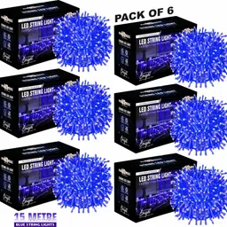 pick ur needs 40 LEDs 15 m Blue Steady String Rice Lights-picture-17