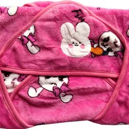 swito mart Cartoon Single Hooded Baby Blanket for Mild Winter image 2