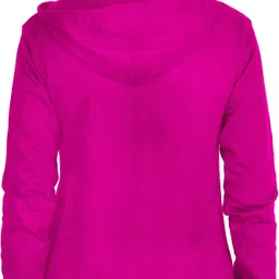 fleximaa Women Full Sleeve Solid Hooded Sweatshirt image 3