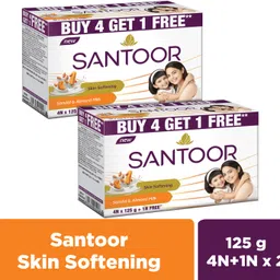 santoor Skin Softening Sandal & Almond Milk Bathing Soap For Soft & Youthful Skin-picture-19
