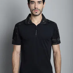 MOUNTMILLER Men's Camouflage Printed Short Sleeve Ripstop Tactical Polo T-Shirt-picture-57