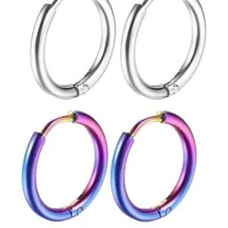 atraer HOUSEOFTRENDZZ Contemporary Hoop Earrings image 3