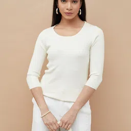 CODE by Lifestyle Women Ribbed Round Neck Top-picture-16