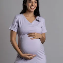 Block Hop Women Solid V-Neck Cotton Longline Wrap Top-picture-15