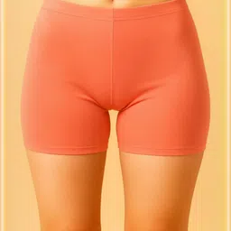 UllasPemium Women Pack of 2 Slim Fit Solid Cycling Cotton Sports Shorts-picture-38