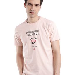 WROGN Men Typography Printed Drop-Shoulder Sleeves Pure Cotton Pockets Slim Fit T-shirt-picture-5