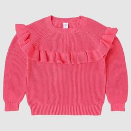 GAP Girls Ruffle Textured Pullover Sweater-picture-15