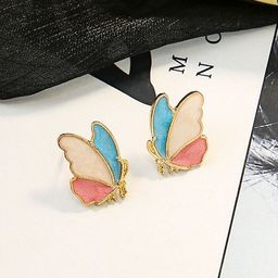 VAGHBHATT Gold-Plated Butterfly Shaped Studs-picture-8