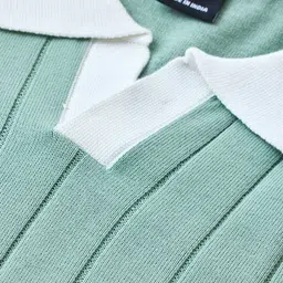 Snitch Men Self Design Polo Collar Pure Cotton T-shirt image 4