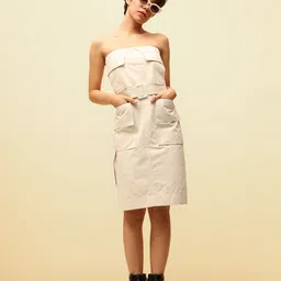 ONLY Off-Shoulder A-Line Dress-picture-12