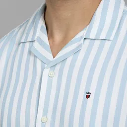 Louis Philippe Jeans Men Slim Fit Striped Casual Shirt image 2