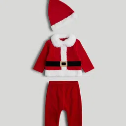 mothercare Boys Long Sleeves Top With Trousers & Hat-image-28