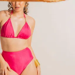 Aoba Women Halter Neck Swim Bikini Set image 2