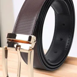 Roadster Men Textured Reversible Formal Belt-picture-39