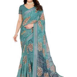 Moda Rapido Floral Printed Zari Saree-picture-33