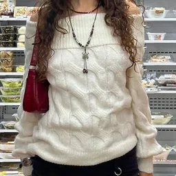 Outzidr Women Self Design Round Neck Long Sleeves Pullover-image-51