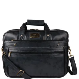 Fashion twist Men Leather Laptop Bag-picture-6