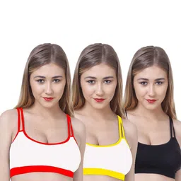 Samvar Multi Cotton Non-Wired Non Padded Minimizer Bra image 3