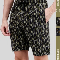 AMUL COMFY Men Pack Of 2 Lounge Shorts-picture-39