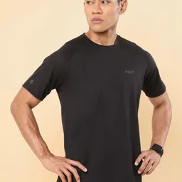 CULT Men Black Training All Form T-shirt image 1