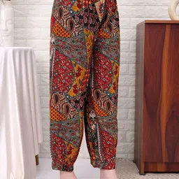 SINGNI Printed Shirt Collar Tunic With Dhoti Pants image 4