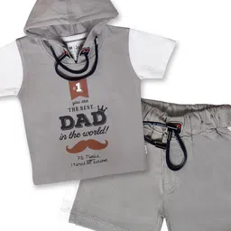 Joy Kids Boys Printed T-shirt with Shorts-picture-18