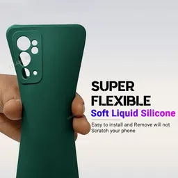 LIRAMARK Solid Printed OnePlus 9R Back Case Mobile Accessories image 5