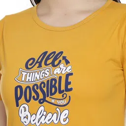 URBE-URBAN EVOLUTION Women Typography Printed T-shirt image 5