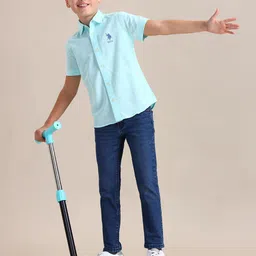 U.S. Polo Assn. Kids Boys Pure Cotton Casual Shirt-picture-10