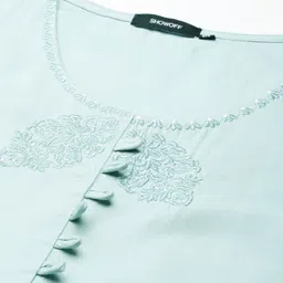 SHOWOFFFF Women Thread Work Kurta image 3