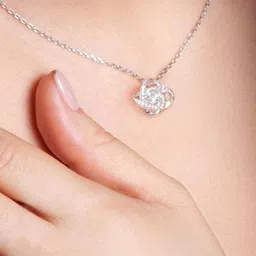 Rakva Women White Necklace and Chains-picture-31