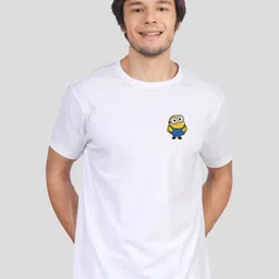 Greylongg Men Printed Applique T-shirt-picture-29