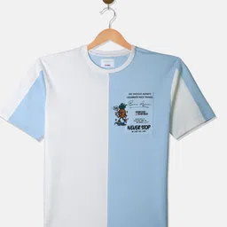 Octave Boys Colourblocked Round Neck Cotton T-shirt-picture-45
