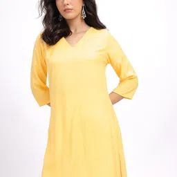 Anouk Rustic Woven Design Straight Kurta-image-75