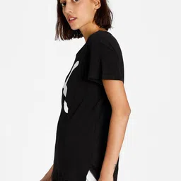 Puma Brand Logo Printed Relaxed Fit T-shirt image 4