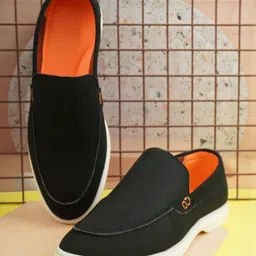 BIGGIE Men Suede Loafers-image-8