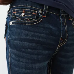 True Religion Men Regular Fit Mid-Rise Light Fade Jeans image 4