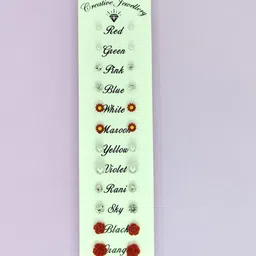 Shivarth Set of 12 & Multi Plastic Artificial Stones & Beads Earrings-picture-35