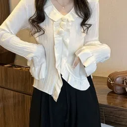 KPOP Women Ribbed Pullover-image-87