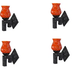 SOMIL Orange Glass Cylinder Printed Wall Lamps-picture-29