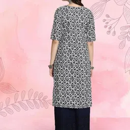 Ethnic basket Women Pack Of 2 Multicoloured Crepe Kurtas image 4