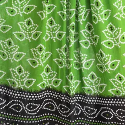 Exotic India Printed Flared Maxi Skirts image 3