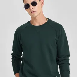 glitchez Men Solid Long Sleeves Pullover Sweatshirt-picture-38