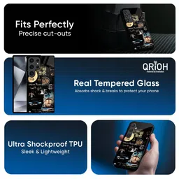 QRIOH Abstract Printed Samsung Galaxy S24 Ultra 5G Silicone Back Case image 3