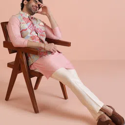 KISAH Men Regular Kurta with Trousers-picture-17