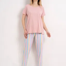 L&M Leisure and Moods Women Printed Cotton Night Suit-picture-11