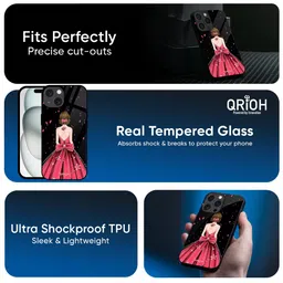 QRIOH Quirky Printed iPhone 16 Back Case Mobile Accessories image 4