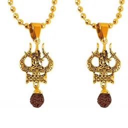 Utkarsh Gold-Plated Quirky Pendants with Chains-picture-11
