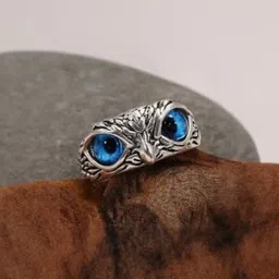 Teeragaj Owl Eye Adjustable Finger Ring image 2